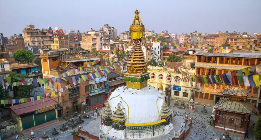 Departure from Kathmandu