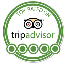 the top - rated logo of tripadvisor