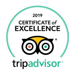 the certificate of excellence for tripadvisor 2019